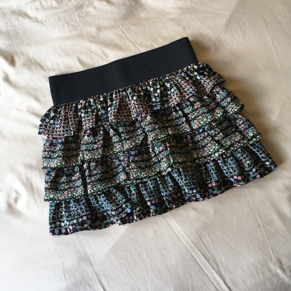 Floral Ruffle Skirt - Picture 3 of 8